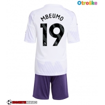 Otroške Nogometnih dresov Manchester United Bryan Mbeumo #19 Gostujoči 2025-26 Kratki rokavi (+ hlače)